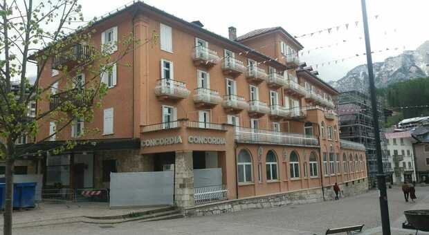 L'hotel Concordia a Cortina