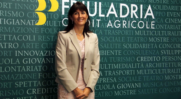 Chiara Mio, presidente di Credi Agricole-Friuladria