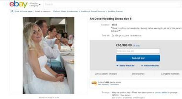 Vende l'abito da sposa per pagarsi il divorzio: l'annuncio su eBay