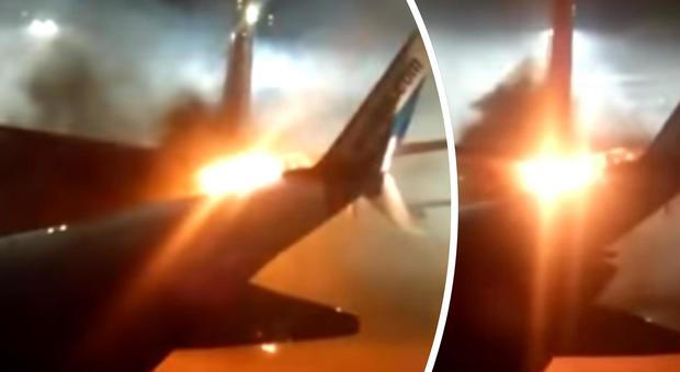 Schianto tra gli aerei sulla pista, fiamme e terrore a bordo: tragedia sfiorata