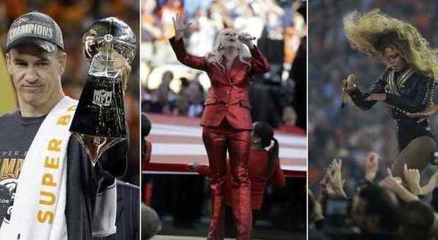 Super Bowl ai Broncos, Lady Gaga e Beyoncé show