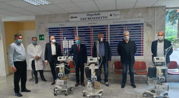 Frosinone, tre respiratori mobili donati all'ospedale di Alatri