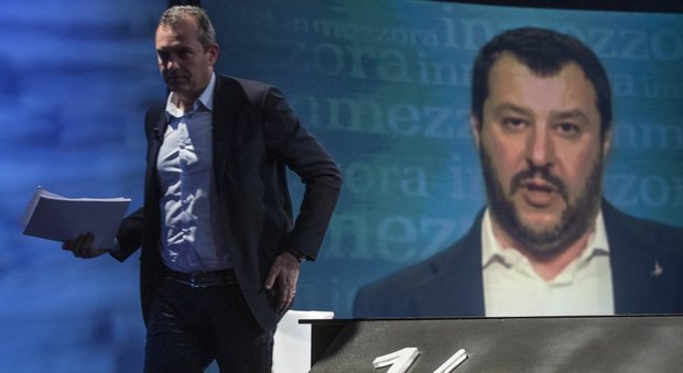 De Magistris-Salvini, duello tv da Lucia Annunziata: «Salvini non è il nuovo», «E tu sei un poveretto»