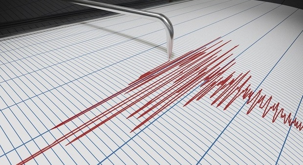 Una scossa di terremoto registrata dal sismografo