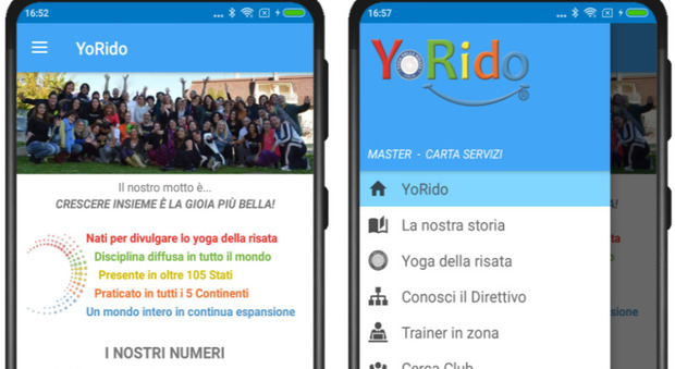 Nasce Yoridapp, l'applicazione gratuita per diffondere in Italia lo Yoga della risata