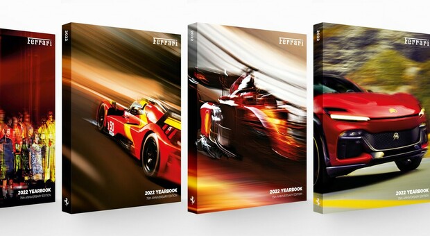 L'4 copertine per l’Annuario Ferrari 2022