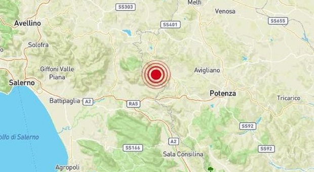 Terremoto 3.9 oggi tra Campania e Basilicata avvertito a Salerno, Potenza, Eboli e Battipaglia