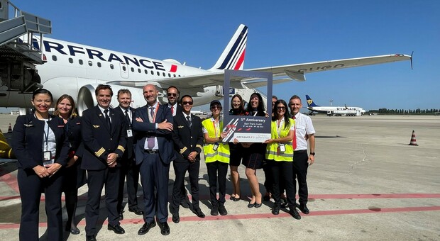 Air France festeggia 5 anni della rotta Bari-Parigi