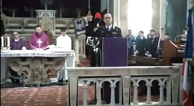 Il colonnello Scafuri ricorda in chiesa Rosario Iozia