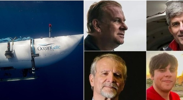 Oltre a Stockton Rush, 61 anni, amministratore delegato di Ocean Gate, ci sono Paul-Henry Nargeolet, 77, Hamish Harding, 58 anni, protagonista di numerose imprese, il miliardario pakistano Shahzada Dawood, 48 anni, e il figlio Suleman, studente di 19