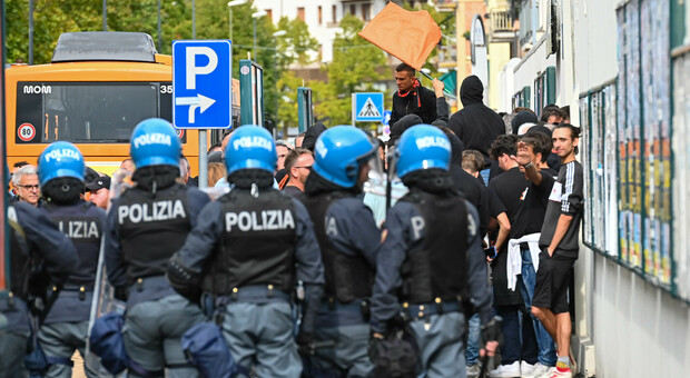 Dopo le bombe carta allo stadio Tenni, strade chiuse in vista del derby fra Mestre e Treviso