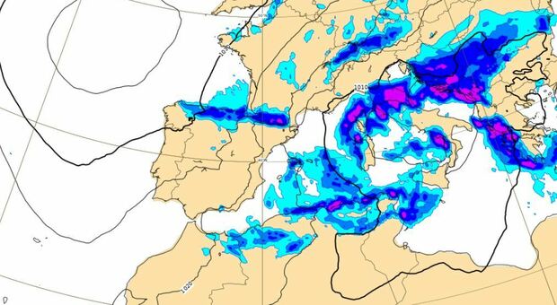 Tempesta Mediterranea, dove e quando: temperature sotto lo zero e rischio nubifragi. Le previsioni
