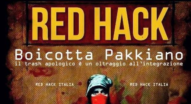 Apologia fascismo per "spiaggetta nera", Pakkiano sotto attacco hacker