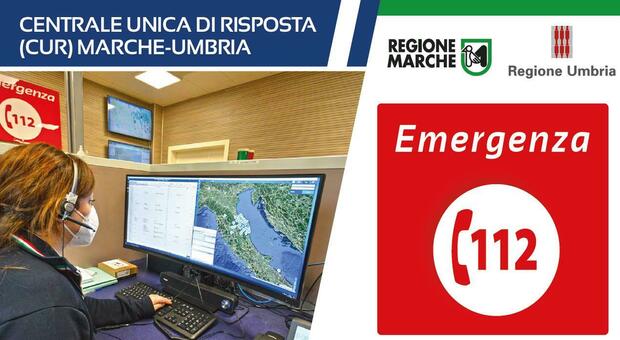 Il logo della Centrale unica di risposta Marche-Umbria