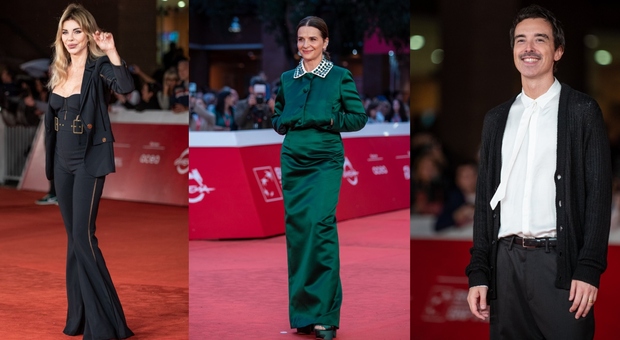 Festa del Cinema, pagelle look di oggi: Alba Parietti catwoman (5), Juliette Binoche too much (7), Diodato artista nostalgico (8)