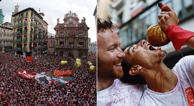 Pamplona, torna la festa di San Firmino dopo lo stop di tre anni per il Covid