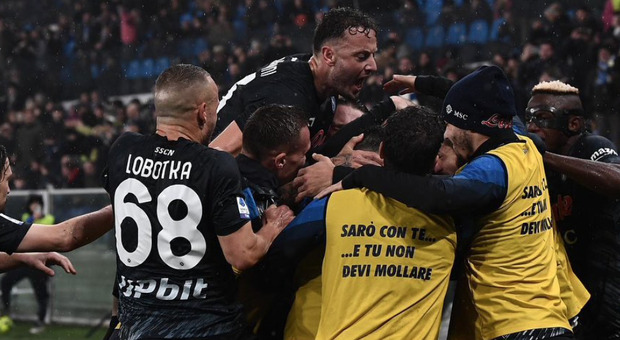 Il Napoli fa festa contro la Sampdoria