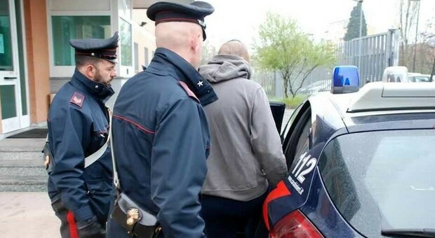 L'arresto da parte dei Carabinieri