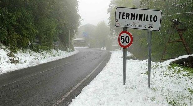 Maltempo, ancora neve al Terminillo la vetta tra le più fredde d'Italia
