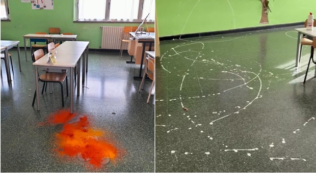 Roma, doppio raid dei vandali alle elementari: danneggiate 14 aule con colla e vernice