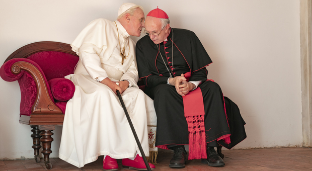 Immagine tratta dal film "The two Popes"