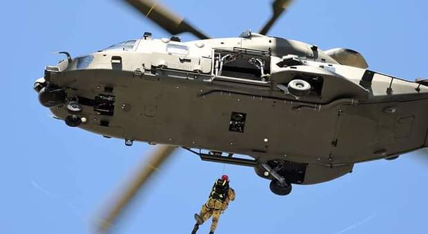 L’Aquila, elicotteri dell'Esercito sul Gran Sasso per un'esercitazione
