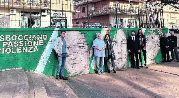 Paparelli, De Falchi, Sandri: a Montespaccato un murale per non dimenticare