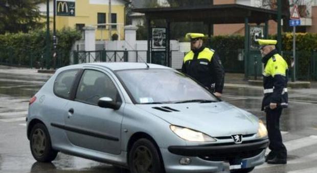 Controlli della polizia locale di Treviso