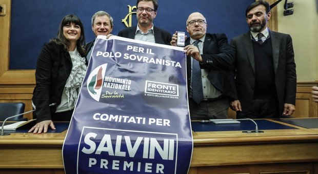 Alemanno e Storace lanciano i Sovranisti per Salvini premier