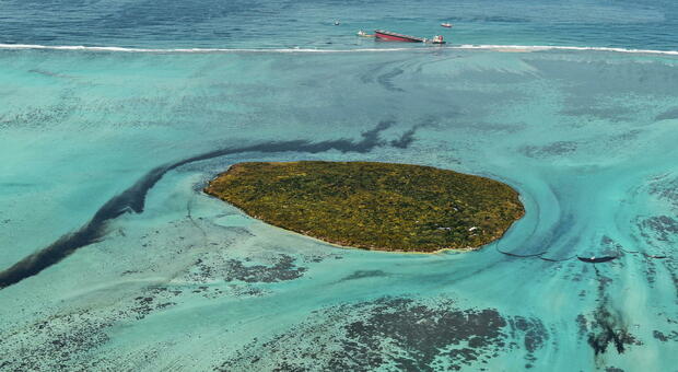Marea nera alle Mauritius, nave incagliata rischia di spezzarsi in due: «Sarebbe una catastrofe»