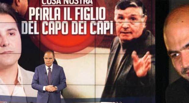 Roberto Saviano a Tv Talk: «Da Bruno Vespa Riina Jr. si è dissociato da Matteo Messina»