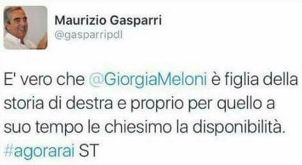 Gasparri, gaffe su Twitter: il passato remoto di chiedere diventa "chiesimo"