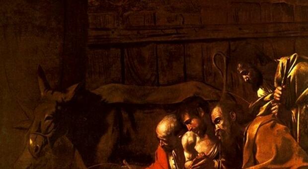 La rappresentazione «L’adorazione dei pastori» di Caravaggio. A sinistra, lo storico e saggista Franco Cardini La rappresentazione «L’adorazione dei pastori» di Caravaggio. A sinistra, lo storico e saggista Franco Cardini