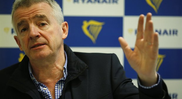 Ryanair lancia 37 nuove rotte, anche in Giordania. E O'Leary elogia Alitalia