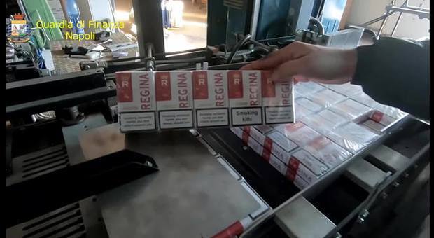 Fabbrica clandestina di sigarette, sequestro nel Napoletano: 12 arresti