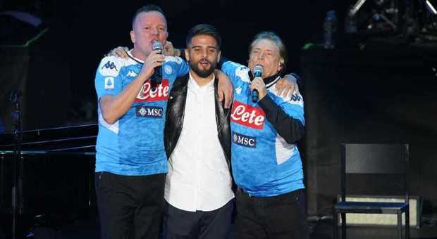 Gigi D'Alessio, Lorenzo Insigne e Nino D'Angelo