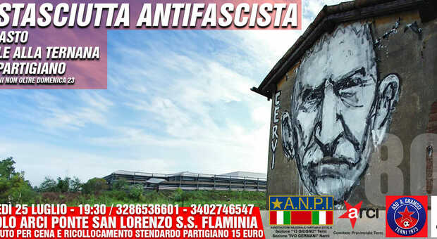 Pastasciutta antifascista il 25 luglio a Ponte San Lorenzo: l'iniziativa di Arci e Anpi Terni