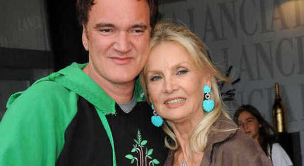 Barbara Bouchet e Quentin Tarantino