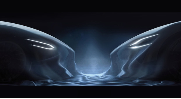 Il teaser diffuso da Techrules: la concept, una supercar elettrica con 2.000 km autonomia, potrebbe essere declinata in due versioni,