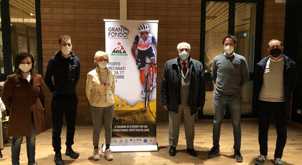 La presentazione della Granfondo di ciclismo Nibali 5Mila Marche