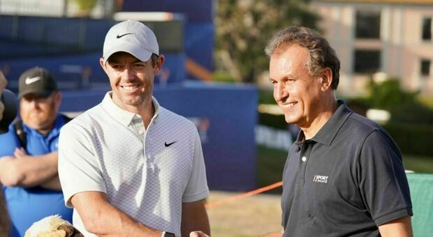Golf, Sport e salute: Vito Cozzoli in campo con il campione Rory Mcllroy al Marco Simone