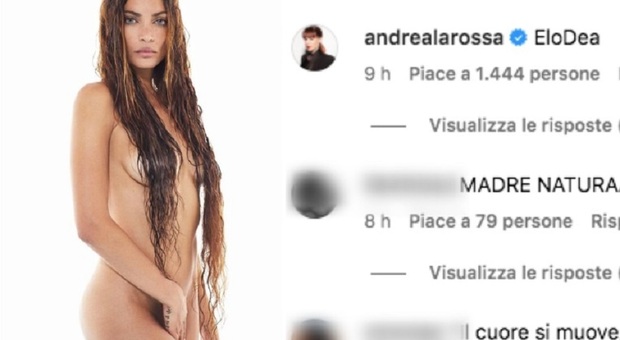 Elodie posa nuda per promuovere il nuovo singolo, Andrea Delogu: «Elodea»