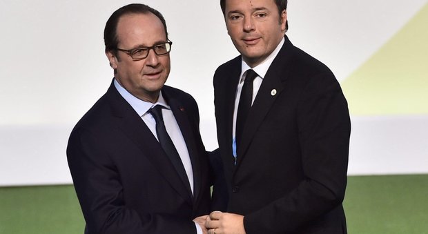 François Hollande e Matteo Renzi