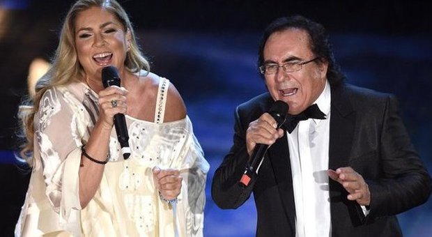 Sanremo: Emma sposa, Arisa e Rocio in rosso. Alex Britti stecca, applausi per Tiziano Ferro, Albano e Romina -Twitter