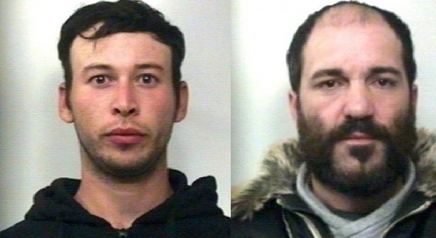 Da sx: Daniel Tabbone "carciofetto" (23 anni), sulla destra Giuseppe Sanzone "papà" (40 anni)