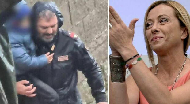 Giorgia Meloni posta la foto del poliziotto che mette in salvo un bimbo a Ischia: «Il governo e l’Italia tutta vi sono grati»