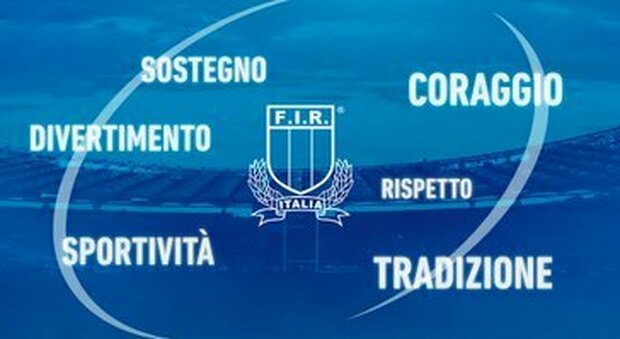 Lo stemma e i valori fondanti della Federazione italiana rugby