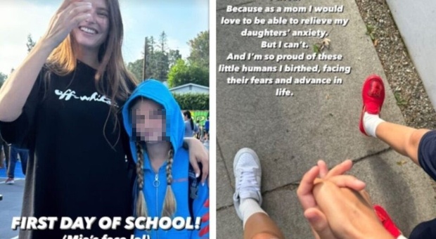 Bianca Balti e l'emozione per la figlia Mia al primo giorno di liceo in America: «Ho pianto perché...»