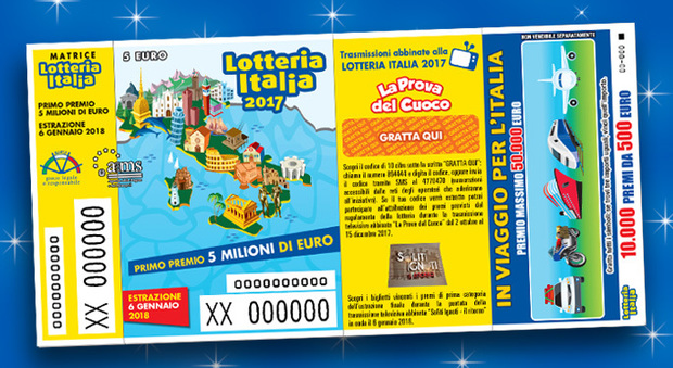 Lotteria Italia, flessione a nord Forti crescite ad Ascoli e Macerata