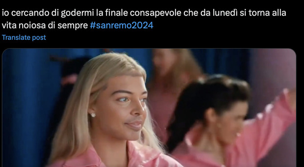 Sanremo 2024, i meme della finale sono esilaranti: da Gazzelle cieco a José che non va a scuola a febbraio dal 2020